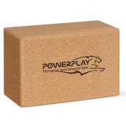 Блок для йоги PowerPlay PP_4006 з пробкового дерева Cork Yoga Block