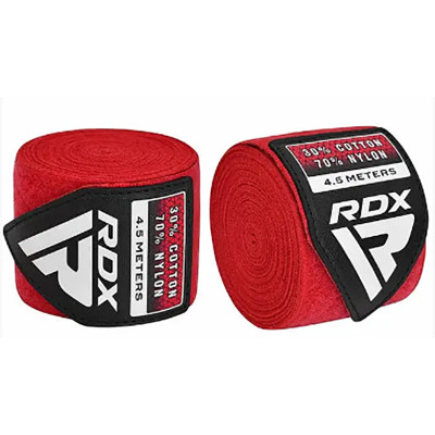 Бинты для бокса RDX RB Hand Wraps Combine  Red(4.5м.)