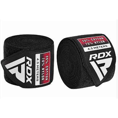 Бинты для бокса RDX RB Hand Wraps Combine Black(4.5м.)