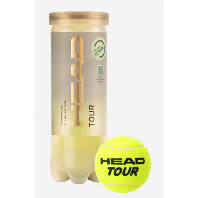 М'ячі для тенісу Head Tour 3 Ball new