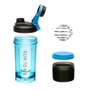 Шейкер із контейнером Casno 600 мл KXN-1199 Синій