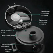 Пляшка для води CASNO 1050 мл KXN-1184 Синя