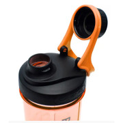 Шейкер з контейнером Casno 600 мл KXN-1199 Помаранчевий