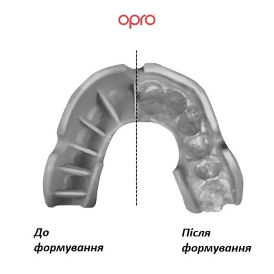 Капа OPRO Silver доросла (11+) Silver Jaws (art.102502012)