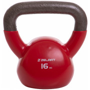 Гиря чугунная с виниловым покрытием Zelart TA-2680-16  16кг