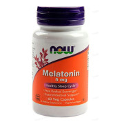 NOW_Melatonin 5 мг - 60 веган кап