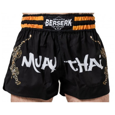 Боксерские шорты BERSERK SPORT THAI TIGER black (M)