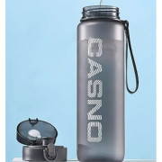 Пляшка для води CASNO 1050 мл KXN-1184 Сіра
