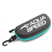 Чехол для очков Aqua Speed ​​Goggle Case 62948 черный, бирюзовый Уни One Size