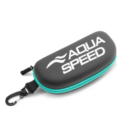 Чохол для окулярів Aqua Speed Goggle Case 62948 чорний, бірюзовий Уні One Size