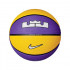 М'яч баскетбольний Nike PLAYGROUND 2.0 8P L JAMES DEFLATED COURT PURPLE/AMARILLO/BLACK/WHITE size 7