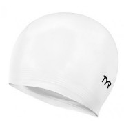 Шапочка для плавания TYR Latex Swim Cap, White (100) (LCL-100)