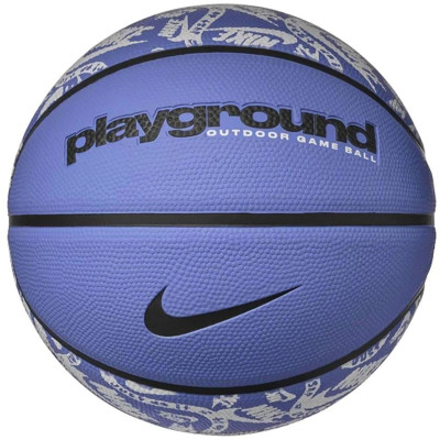 М'яч баскетбольний Nike EVERYDAY PLAYGROUND 8P GRAPHIC DEFLATED POLAR/BLACK/BLACK/WHITE size 7