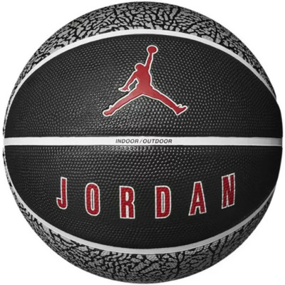 М'яч баскетбольний Nike JORDAN PLAYGROUND 2.0 8P DEFLATED WOLF GREY/BLACK/WHITE/VARSITY RED size 5