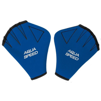 Рукавички для плавання Aqua Speed NEOPREN GLOVES 6090 синій Уні M 