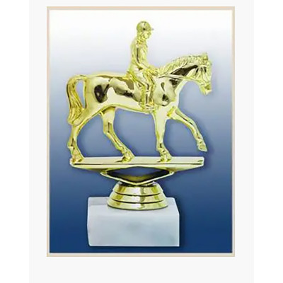 Статуетка кінь з вершником (11,5 см)