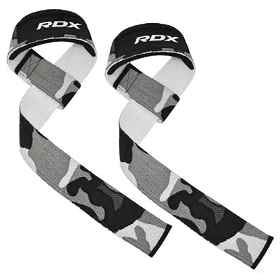 Лямки для тяги RDX W1 Gym Single Strap Camo Gray Plus