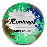 М'яч волейбольний Runleaps Green Blue size 5