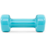 Гантель вінілова PowerPlay 0,5 кг PP_4103 Блакитна (1шт)