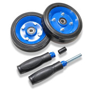 Колесо для пресу (ролик гімнастичний) металевий на підшипнику посилений Gemini GI-1700BL-2