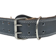 Пояс для важкої атлетики MadMax MFB 313 Body Comform шкіряний Black ХХL