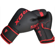 Перчатки боксерские RDX F6 Kara Matte Red 10 унций