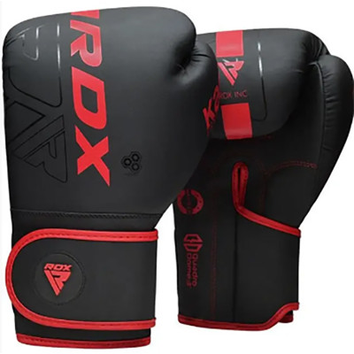 Рукавички боксерські   RDX F6 Kara Matte Red 12 унцій