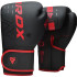 Рукавички  боксерські  RDX F6 Kara Matte Red 10 унцій