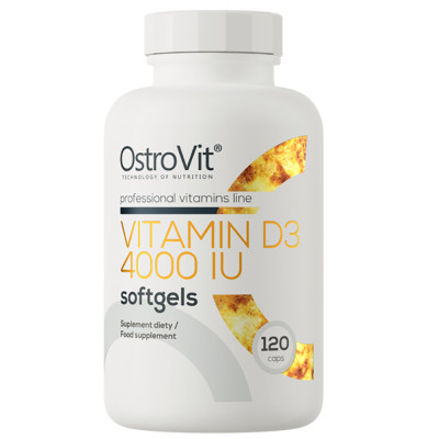 OstroVit - Vitamin D3 4000 (120 softgels)