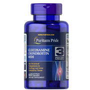 Puritans Pride - Glucosamine Chondroitin MSM 3 per day (60 caplets)