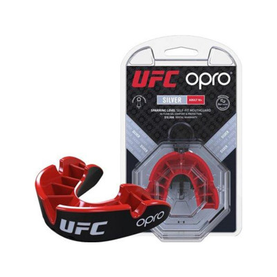 Капа OPRO UFC Hologram Black/Red(002259002)