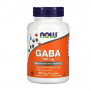 NOW_Gaba 500 мг - 100 веган кап