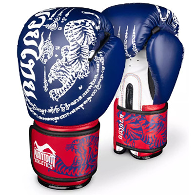 Боксерські рукавиці Phantom Muay Thai Blue 12 унцій