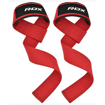 Лямки для тяги RDX W1 Gym Single Strap Red Plus