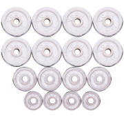 Гантелі розбірні в пластиковому кейсі YORK FITNESS TA-80047-30 2шт по 15кг хром