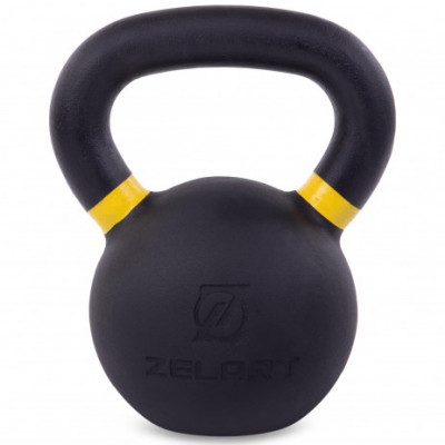 Гиря чавунна пофарбована Zelart TA-3638-16 16кг (MD2219)