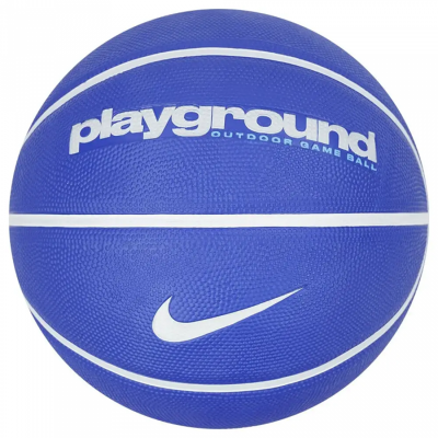 Мяч баскетбольный Nike EVERYDAY PLAYGROUND 8P GRAPHIC DEFLATED GAME ROYAL/WHITE/WHITE/WHITE size 7