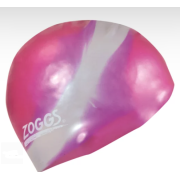 Шапочка для плавання  Zoggs Silicone Cap Multi Colour PINK/SILVER/306603