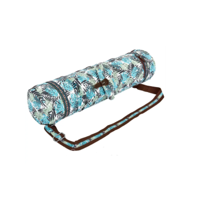 Сумка для йога килимка YOGA BAG FODOKO FI-6972-1 (розмір 16 см * 70см) блакитний-чорний