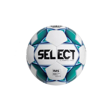 М'яч футбольний SELECT Campo Pro біло-зелений  5