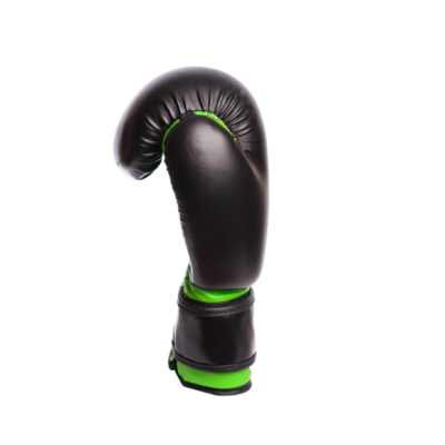 Боксерські рукавиці PowerPlay 3004 JR Classic Чорно-Зелені 8 унцій