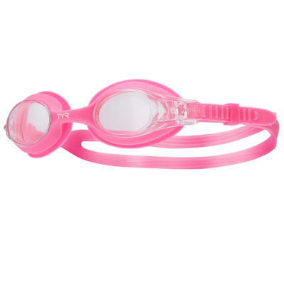 Окуляри для плавання TYR Swimple Kid, Clear/Translucent Pink (152) (LGSW-152)