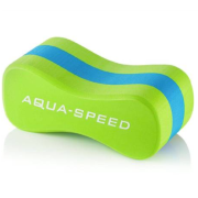 Колобашка для плавання Aqua Speed JUNIOR 3 LAYESR PULLBUOY 7308 зелений, блакитний Уні 20x8х10см