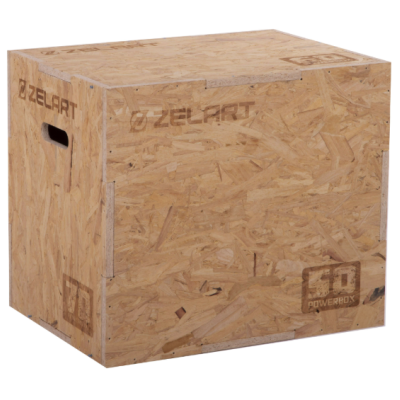 Бокс пліометричний дерев'яний (1шт) Zelart FI-3636-2 BOX-WOOD (MD6506) (р-р 50х60х70см)