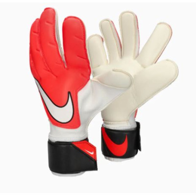 Вратарские перчатки Nike NK GK MATCH JR-FA20 белый, оранжевый Дет 6 (16.5 см)