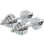 Гантели разборные (2шт) хром. фикс. диск 30кг SP-Sport TA-8052-30 (2 грифа l-40см, (2,5+2,5+1,5)х4))