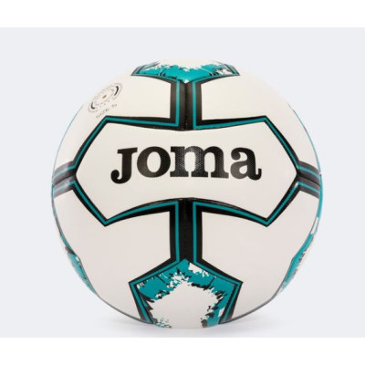 М'яч футбольний Joma DYNAMIC II білий, бірюзовий Уні 5