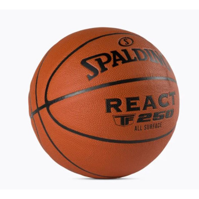 М'яч баскетбольний Spalding REACT TF-250 помаранчевий Уні 5 арт76803Z