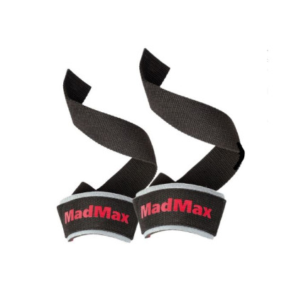 Лямки для тяги MadMax MFA-267 PWR Straps Black/Grey/Red