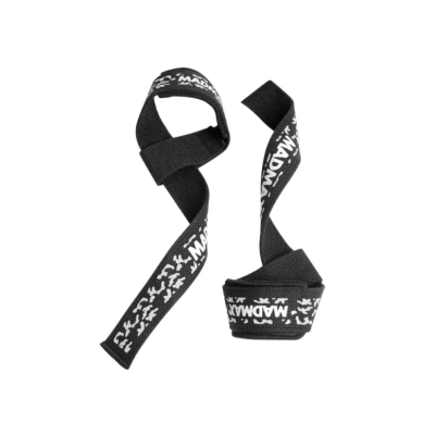 Лямки для тяги MadMax MFA-275 Camo Power Wrist Straps Camo/White